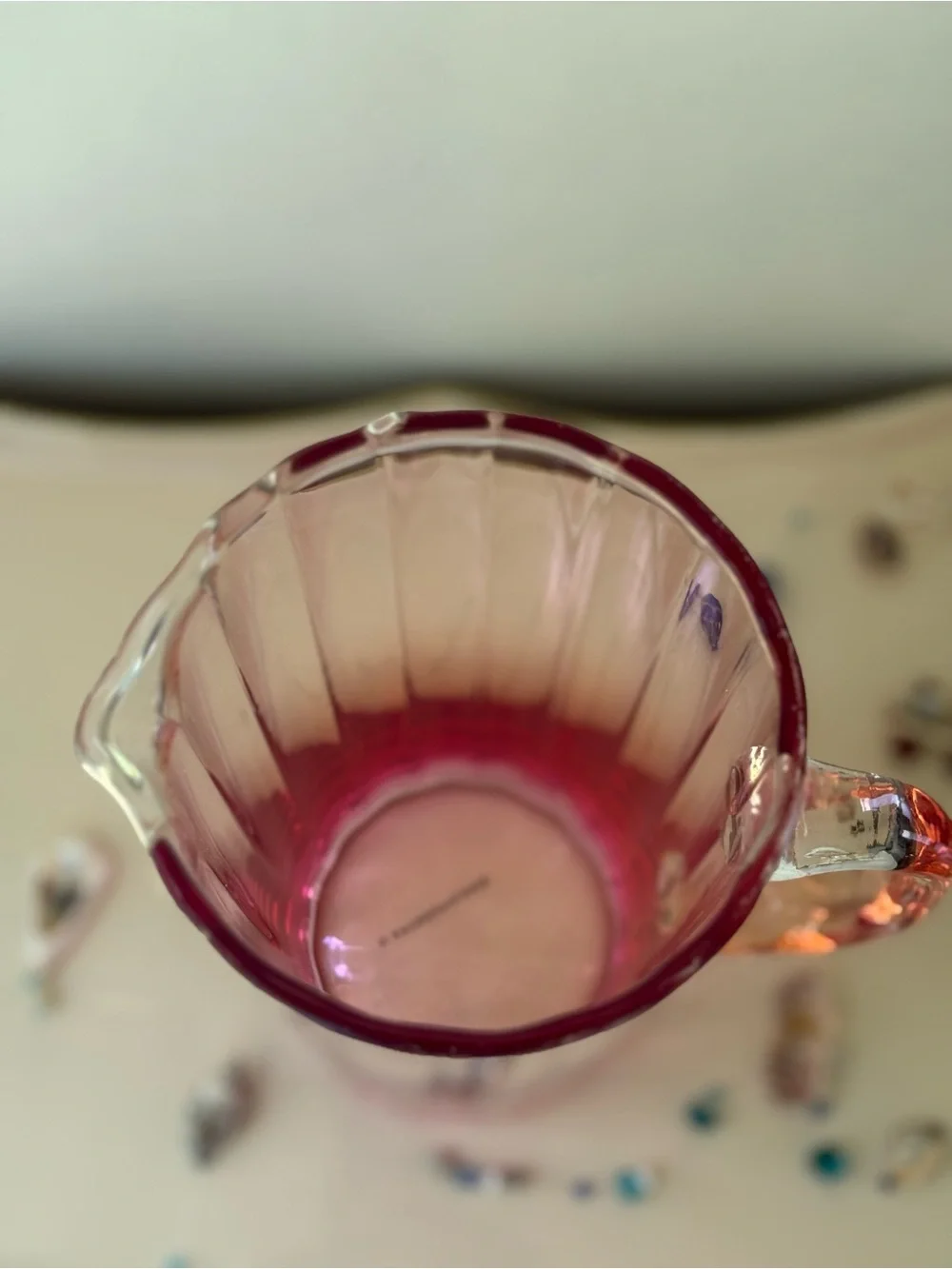 Anthropologie Isla Spritz Pitcher Pink Ombré